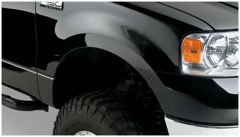 Bushwacker 04-08 Ford F-150 Styleside Pocket Style Flares 4pc 66.0/78.0/96.0in Bed - Black Fender Flares Bushwacker