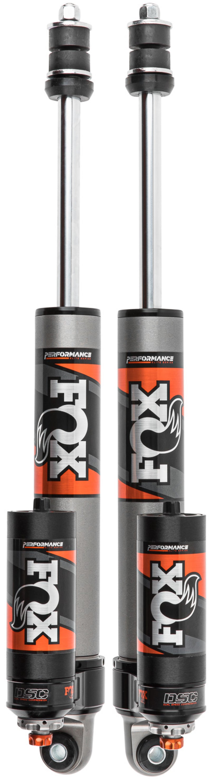 Fox 14-22 Ram 2500 4WD 0-1.5in Lift Rear Performance Elite Series 2.5 Reservoir Shocks - Adjustable Coilovers FOX