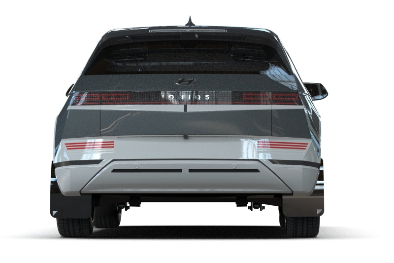 Rally Armor 22-24 Hyundai Ioniq 5 Black UR Mud Flap Light Blue Battery Logo Mud Flaps Rally Armor