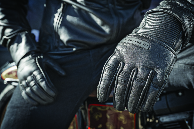 Speed and Strength Off the Chain Leather Gloves Black - Small Gloves Speed and Strength