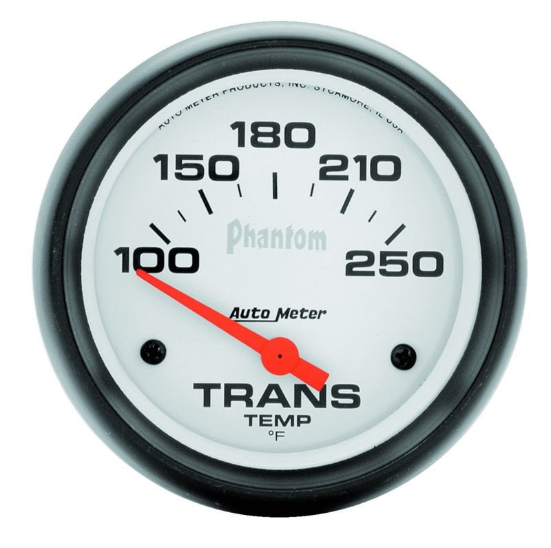 Autometer Phantom 2-5/8in 100-250 Degree F Electric Transmission Temp Gauge Gauges AutoMeter