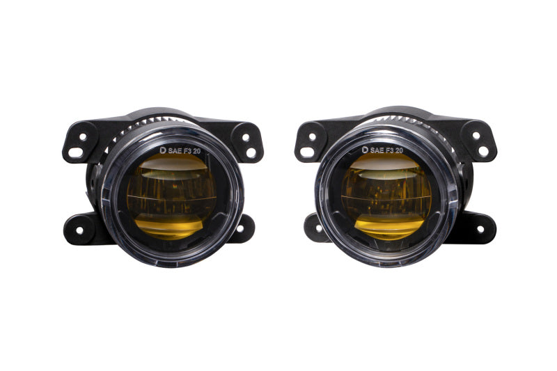 Diode Dynamics Elite Series Type M Fog Lamps - Yellow (Pair) Fog Lights Diode Dynamics