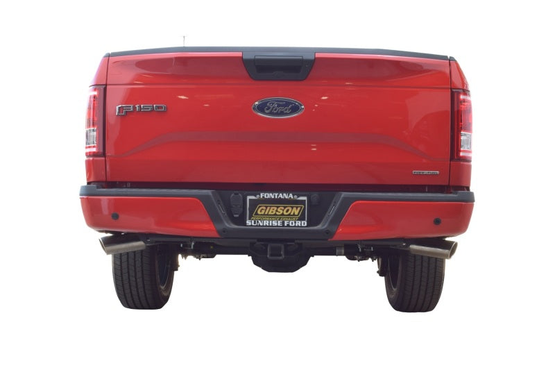 Gibson 15-19 Ford F-150 XL 5.0L 3in/2.5in Cat-Back Dual Extreme Exhaust - Stainless Catback Gibson