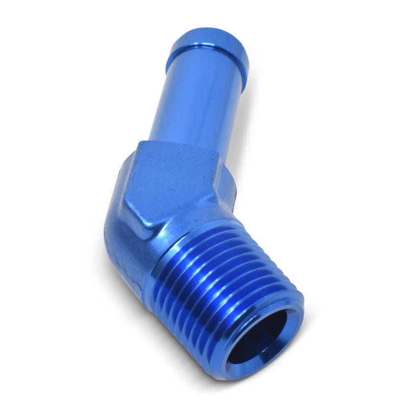 Russell Performance -8 AN 45 Degree 3/8in Pipe to 1/2in Tube Adapter Fittings Russell