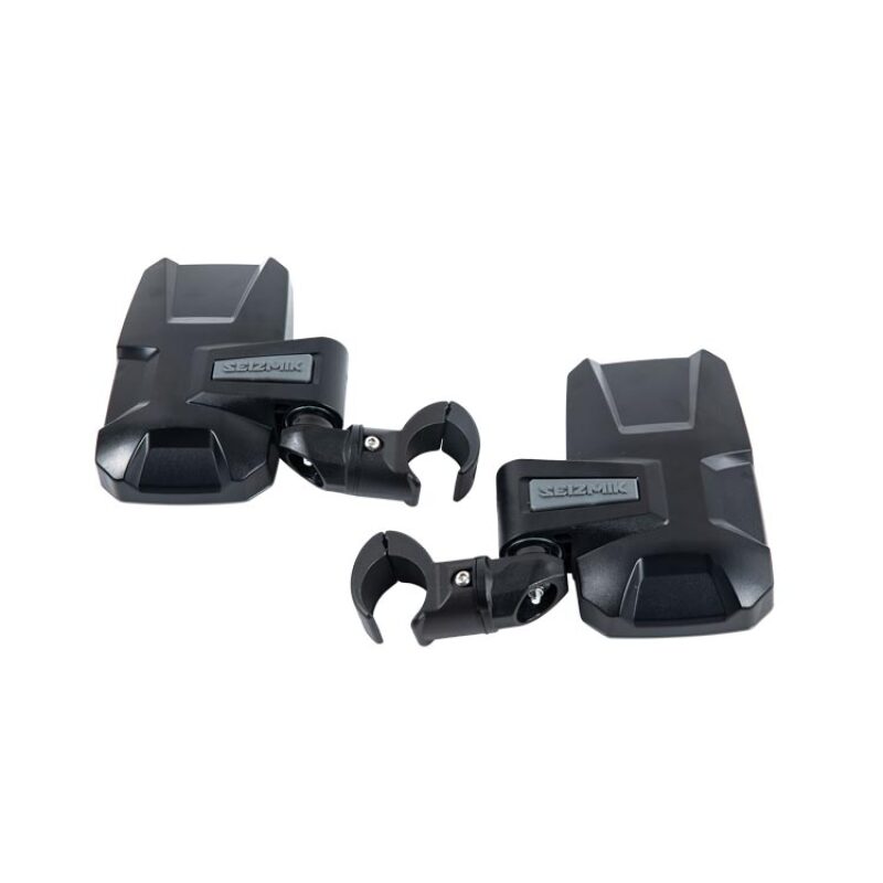 Seizmik 24+ Polaris/Cam-am/Honda/Kaw Embark Side View Mirror - Adj. 1.75-2 in. ROP Clamp Pair Side Mirrors Seizmik