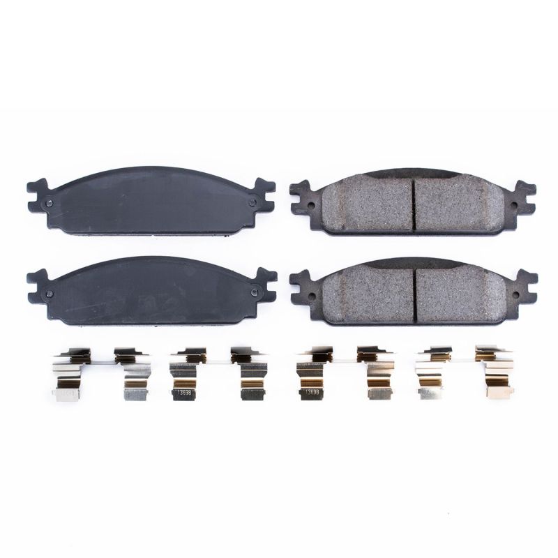 Power Stop 09-11 Ford Flex Front Z17 Evolution Ceramic Brake Pads w/Hardware Brake Pads - OE PowerStop
