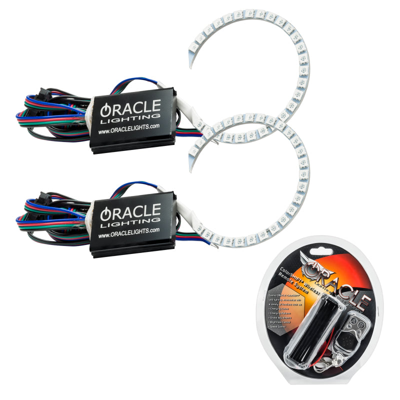 Oracle 18-21 Ford Mustang LED Headlight Halo Kit - ColorSHIFT Headlights ORACLE Lighting