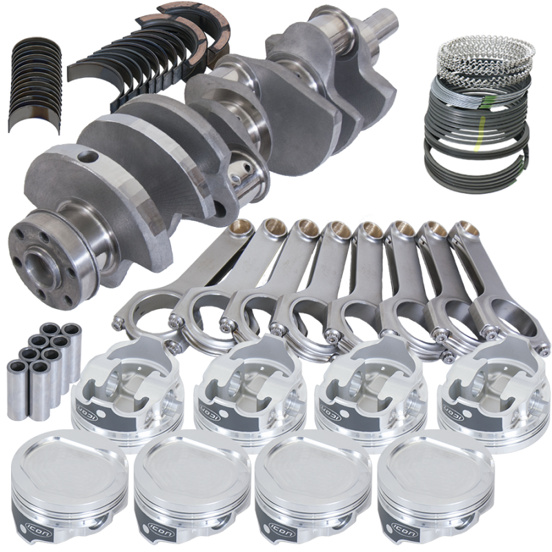 Eagle Ford 351C 3.850in Crank 6.000in H-Beam -20cc Step Dish 4.040in Pistons Rotating Assembly Rotating Assemblies Eagle