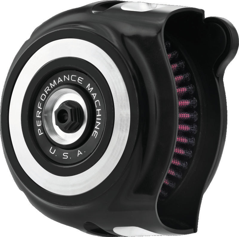 Performance Machine Vintage Air Cleaner - Contrast Cut Air Filters - Direct Fit Performance Machine