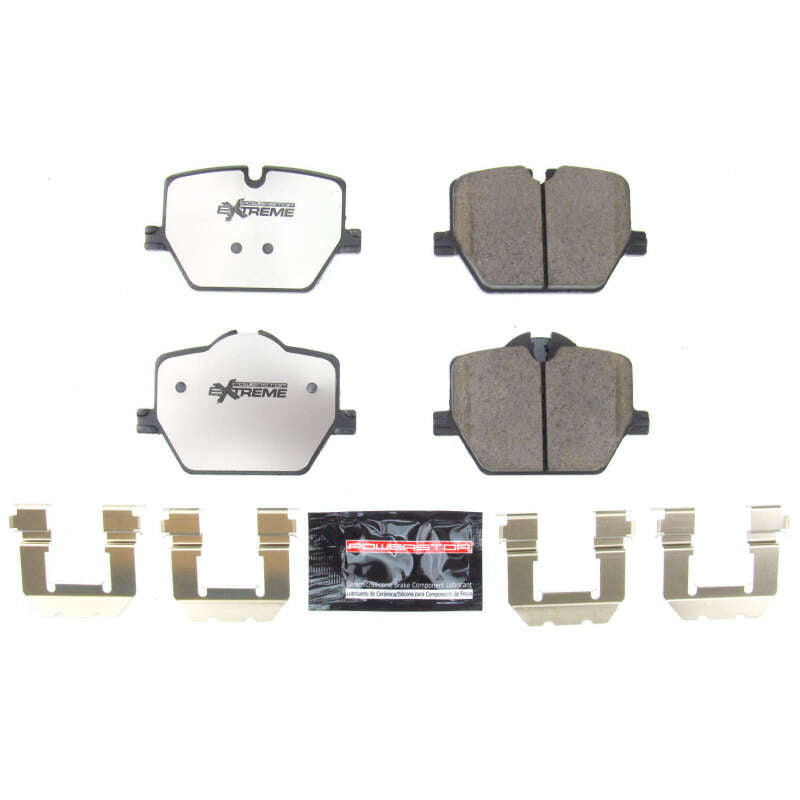 Power Stop 2019 BMW 330i Rear Z26 Extreme Street Brake Pads w/Hardware Brake Pads - Performance PowerStop