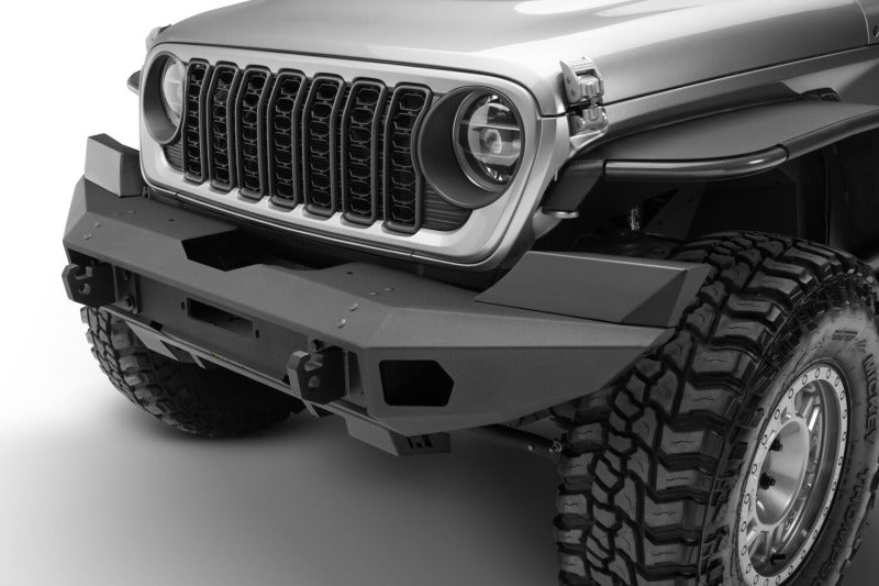 Go Rhino 18-26 Jeep Wrangler JL/JLU (Excl. LED Fog Lights) Trailline Front Bumper - Tex. Blk Bumpers - Steel Go Rhino