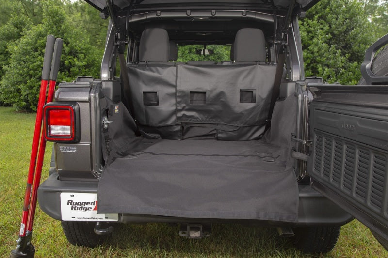 Rugged Ridge C3 Cargo Cover 18-22 Jeep Wrangler JL 4dr (Excl. 4XE Models) Car Covers Rugged Ridge