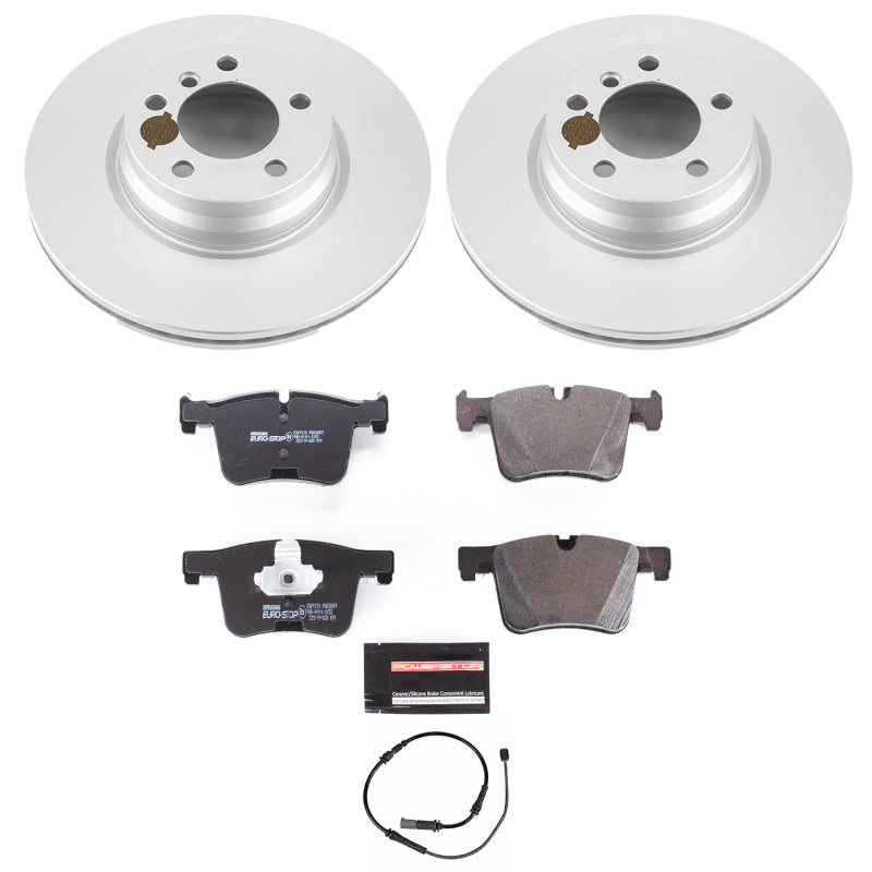 Power Stop 14-15 BMW 228i Front Euro-Stop Brake Kit Brake Kits - OE PowerStop