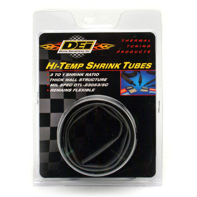 DEI Hi-Temp Shrink Tube 24mm x 4ft - Black Heat Shrink DEI