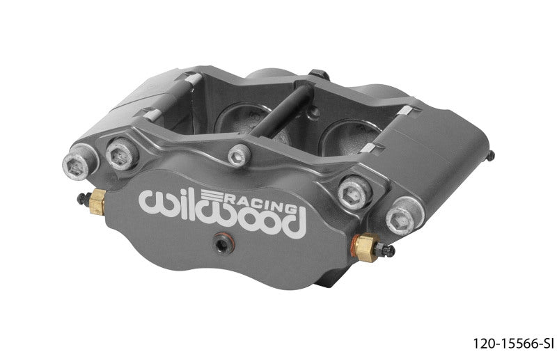 Wilwood Caliper-Billet Narrow Dynalite 4.75in Radial Mount 1.62in Pistons 1.00in Disc Brake Calipers - Perf Wilwood