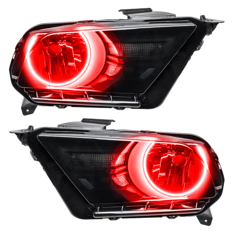 Oracle 10-14 Ford Mustang SMD HL (Non-HID) - Red Headlights ORACLE Lighting