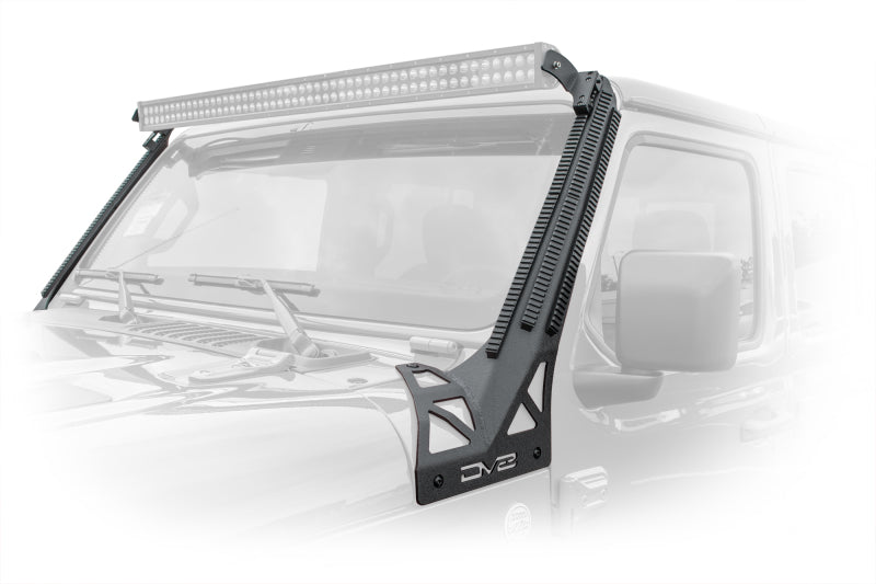 DV8 Offroad 2018+ JL/Gladiator Picatinny Rail A-Pillar Pod LED Light Mount Light Mounts DV8 Offroad