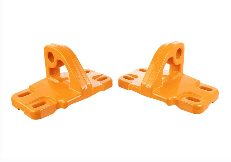 Ford Racing 2021+ Bronco Front Bumper Tow Hooks - Orange (Pair) Tow Hooks Ford Racing