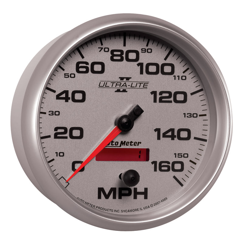Autometer Ultra-Lite II 5 Inch 160 MPH FSE Programmable Speedometer Gauges AutoMeter
