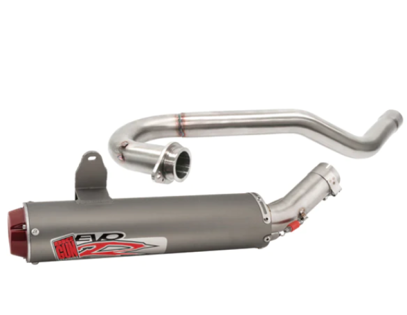 Big Gun 06-14 Honda TRX 450R EVO R Series Slip On Exhaust Powersports Exhausts Big Gun