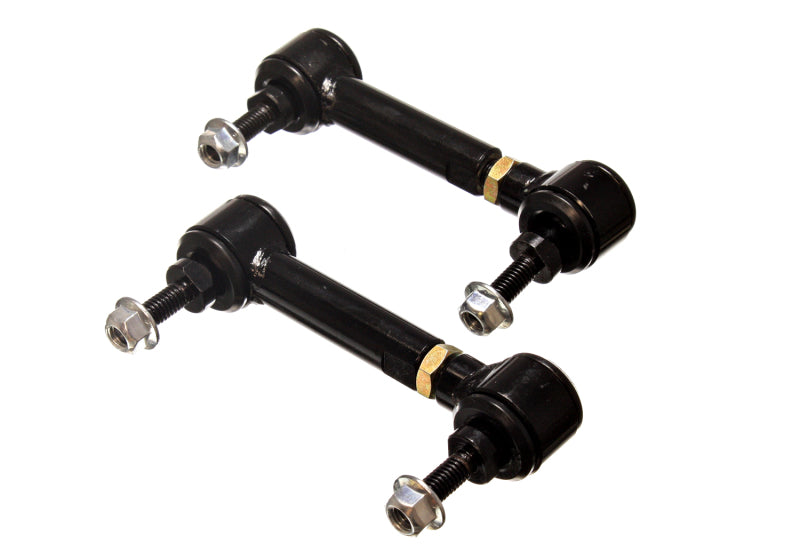 Energy Suspension Universal Black 4-3/4in-5-3/4in inAin Range Pivot Style End Link Set Sway Bar Endlinks Energy Suspension