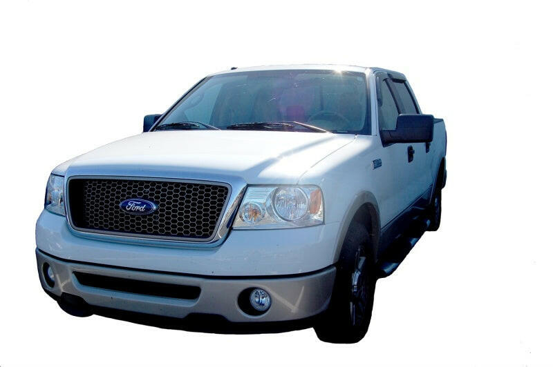 AVS 06-08 Lincoln Mark LT Ventvisor Outside Mount Window Deflectors 4pc - Smoke Wind Deflectors AVS