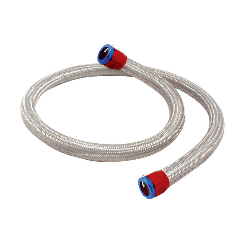 Spectre Stainless Steel Flex Heater Hose Kit 5/8in. Diameter - 4ft. Red/Blue Hoses Spectre