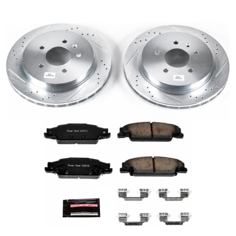 Power Stop 03-07 Cadillac CTS Rear Z23 Evolution Sport Brake Kit Brake Kits - Performance D&S PowerStop