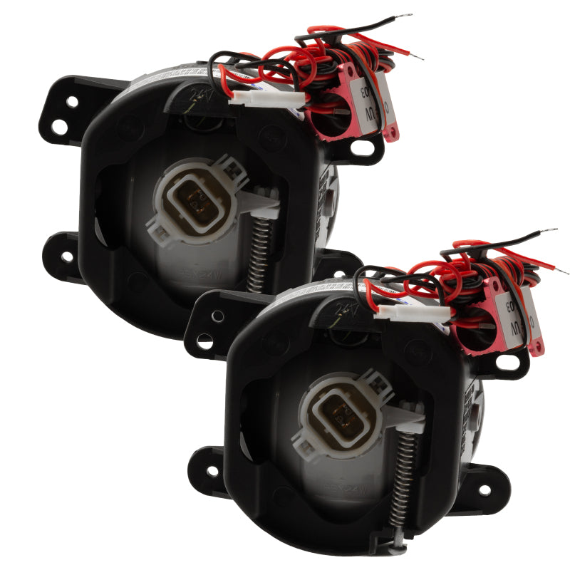 Oracle Lighting 10-15 Jeep Wrangler JK Pre-Assembled LED Halo Fog Lights -Red Fog Lights ORACLE Lighting