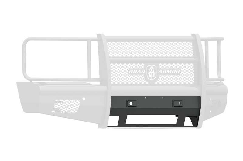 Road Armor 15-19 Chevy 2500 Vaquero Front Non-Winch Plate - Tex Blk Bumpers - Steel Road Armor