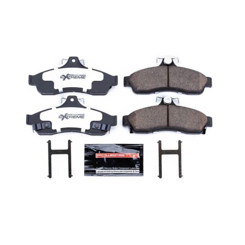 Power Stop 94-96 Chevrolet Caprice Rear Z26 Extreme Street Brake Pads w/Hardware Brake Pads - Performance PowerStop