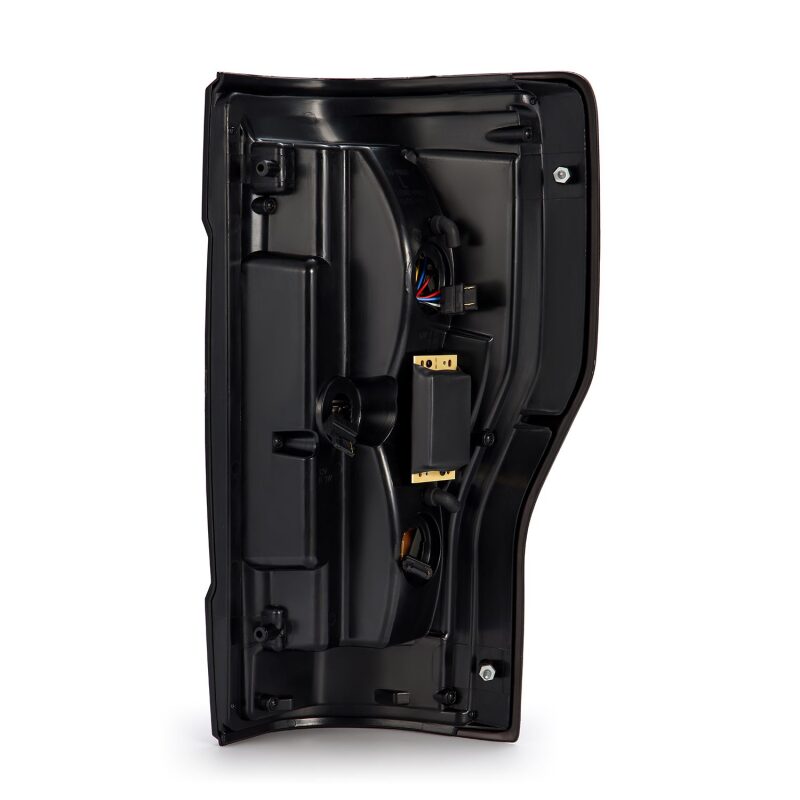 AlphaRex 17-19 Ford F250 Super Duty PRO-Series LED Tail Lights Jet Black (w/o Blind Spot Sensor) Tail Lights AlphaRex