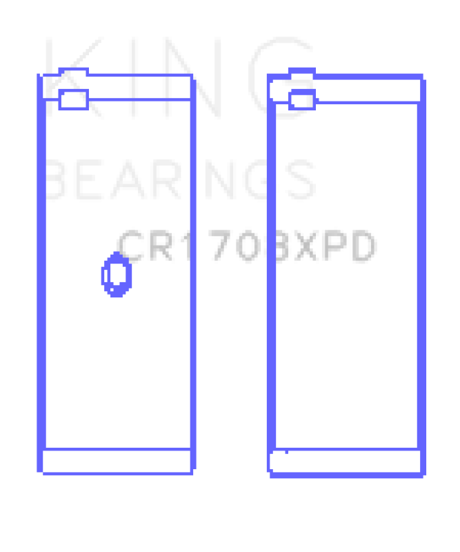 King Engine Bearings Chevrolet Custom Honda Journal 1.888 CB1663H version Pre-doweled Bearings King Engine Bearings