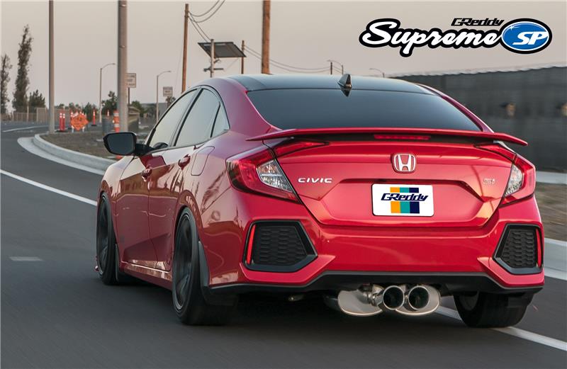 GReddy 2017+ Honda Civic SI Sedan Supreme SP Exhaust Catback GReddy