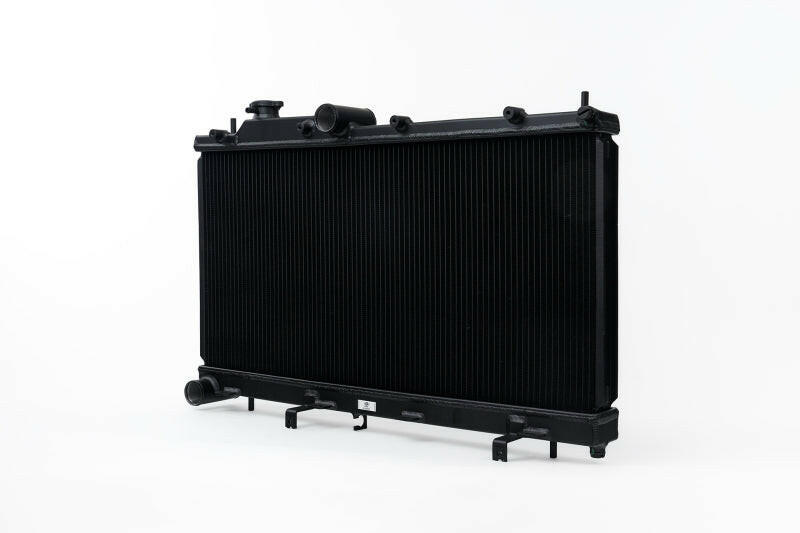 CSF 08-21 Subaru WRX/STI 2-Row 42mm Race-Spec All Aluminum Radiator - Black Radiators CSF