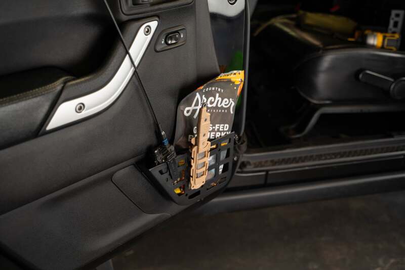 DV8 Offroad 2011-2018 Jeep Wrangler JK Slim Front Door Molle Pockets Exterior Trim DV8 Offroad