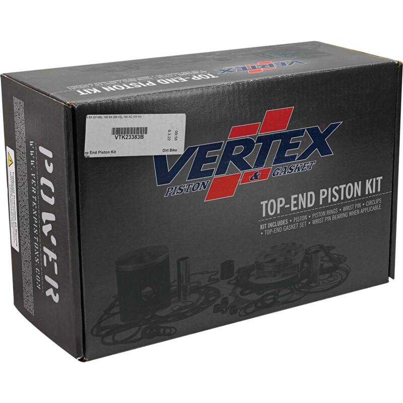 Vertex Piston 07-08 KTM 144 SX 144cc Top End Piston Kit Piston Sets - Powersports Vertex Pistons