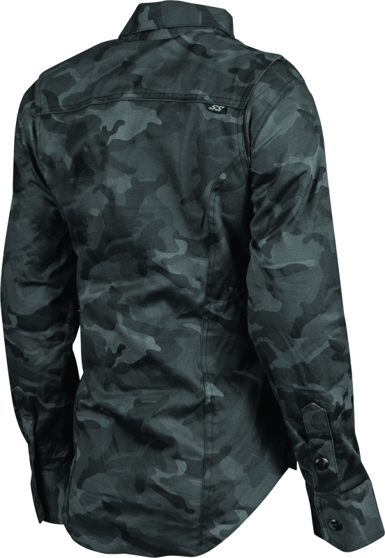 Speed and Strength Speed Society Armored Moto Shirt Womens Camouflage -XS Shirts Speed and Strength
