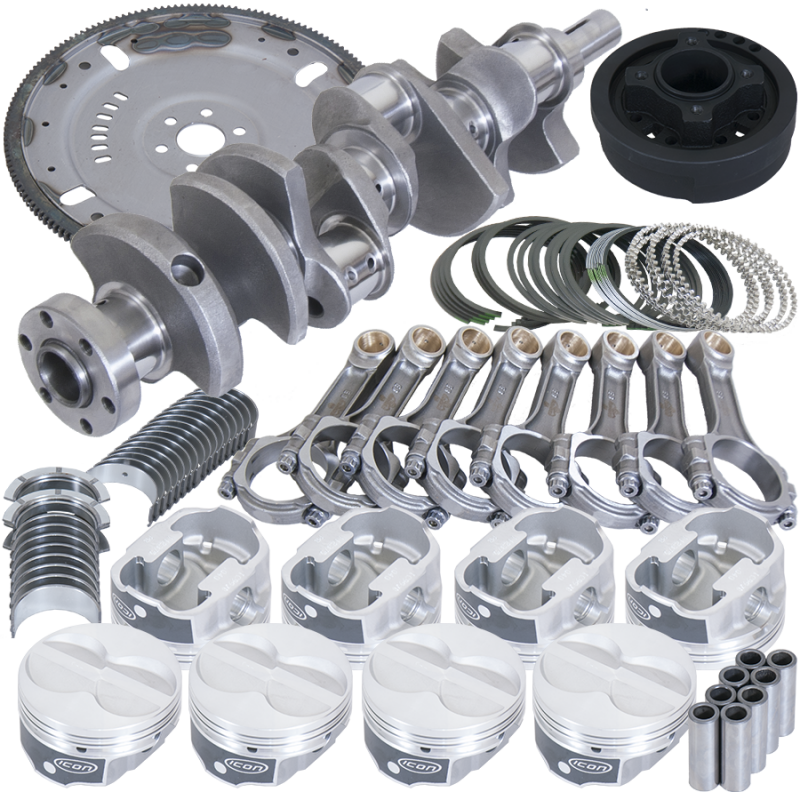 Eagle Ford 302 3.250in Crank 5.400in I-Beam Rods 4.030in Pistons 164 Tooth FP Balanced Assembly Rotating Assemblies Eagle