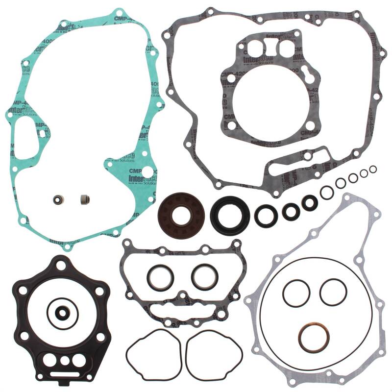 Vertex Gaskets 05-11 Honda TRX500FM Complete Gasket Kit w/ Oil Seals Engine Hardware Vertex Pistons