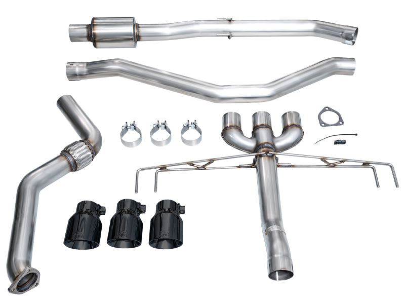 AWE Tuning 2024 Acura Integra Type S DE5 FWD Track Edition Exhaust w/ Triple Diamond Black Tips Catback AWE Tuning