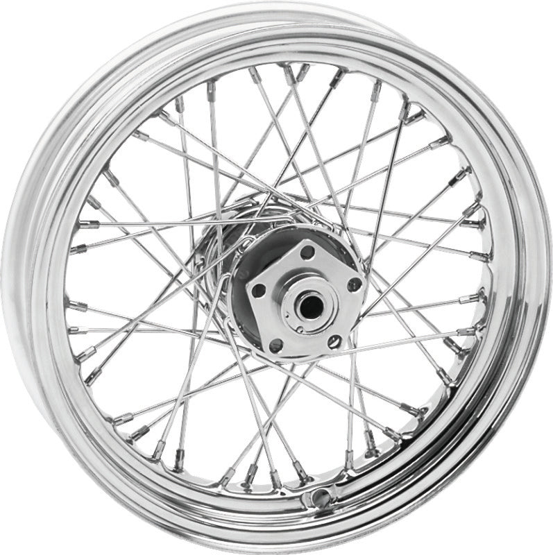 Bikers Choice 73-83 FL FX Chrome 16 Inch Dual Flange Wheel Replaces H-D 40968-73 Wheels - Cast Bikers Choice