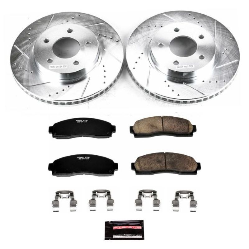 Power Stop 05-06 Chevrolet Equinox Front Z23 Evolution Sport Brake Kit Brake Kits - Performance D&S PowerStop