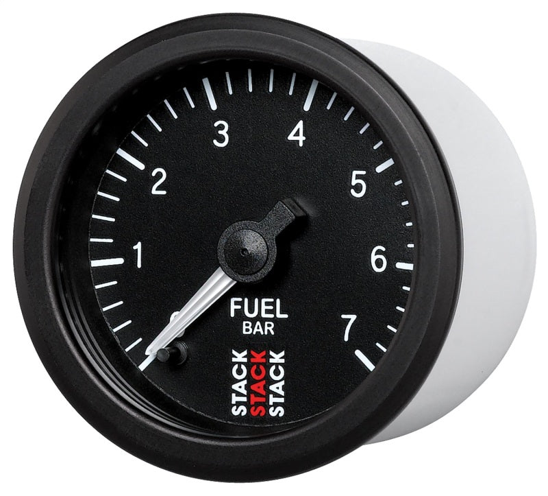 Autometer Stack 52mm 0-7 Bar M10 Male Pro Stepper Motor Fuel Pressure Gauge - Black Gauges AutoMeter