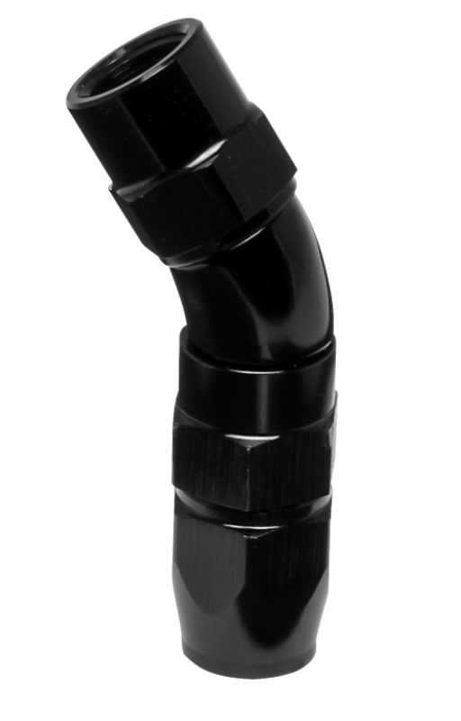 Vibrant -3AN 30 Degree High Flow Hose End Fitting for PTFE Lined Hose - Aluminum Fittings Vibrant