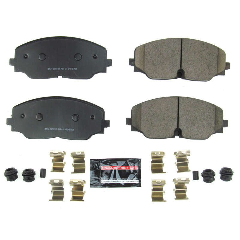 Power Stop 18-19 Volkswagen Atlas Front Z23 Evolution Sport Brake Pads w/Hardware Brake Pads - Performance PowerStop
