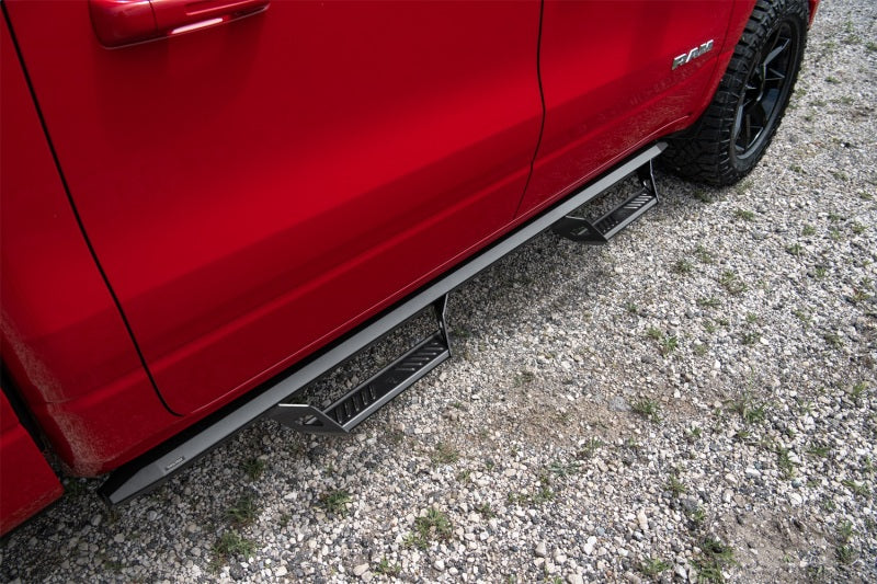 N-Fab Predator Pro Step System 15.5-17 Dodge Ram 1500 Crew Cab - Tex Black Nerf Bars N-Fab