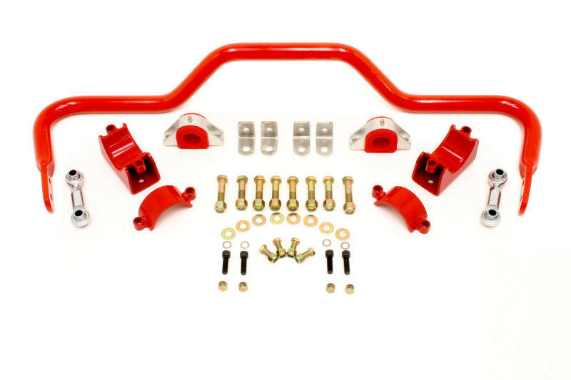 BMR 78-87 G-Body w/ 3.25in Axles Rear Solid 1.375in Xtreme Anti-Roll Bar Kit - Red Sway Bars BMR Suspension