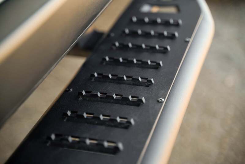 DV8 Offroad 24-25 Toyota Land Cruiser OE Plus Side Steps - Black Steel Side Steps DV8 Offroad