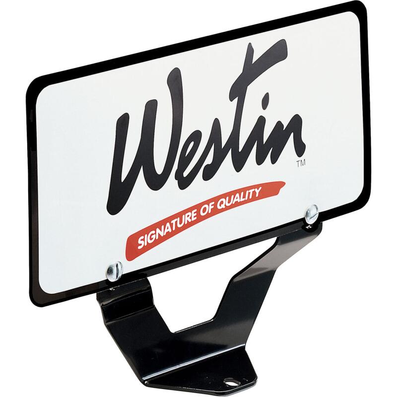 Westin Bull Bar License Plate Relocator - Black License Plate Relocation Westin